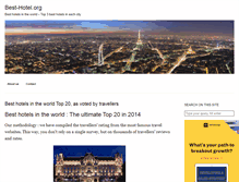 Tablet Screenshot of best-hotel.org
